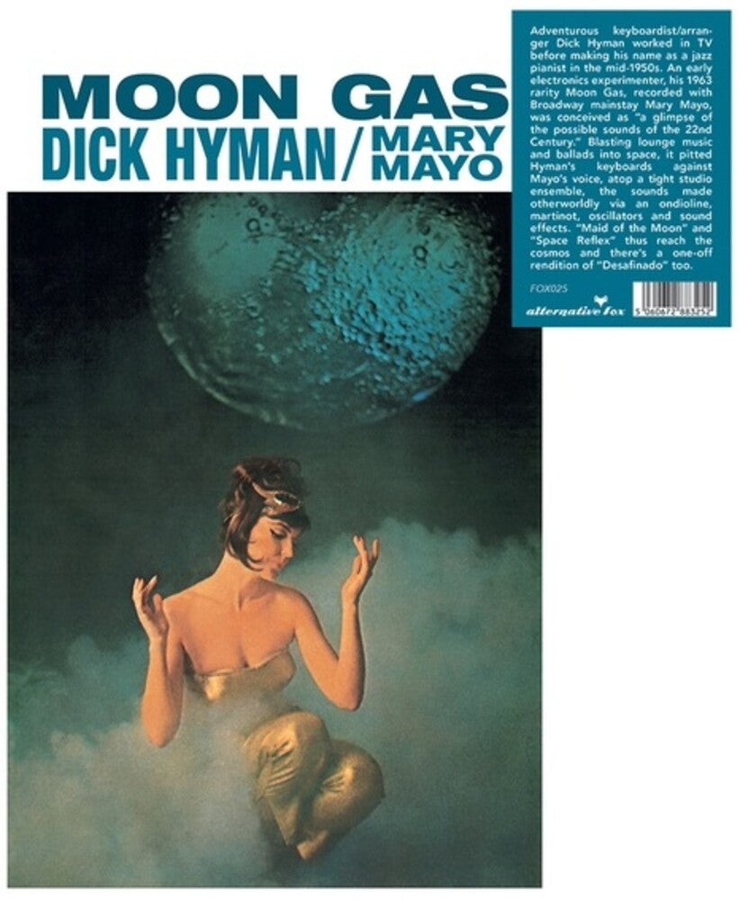 the album cover for Dick Hyman / Mayo,Mary - Moon Gas