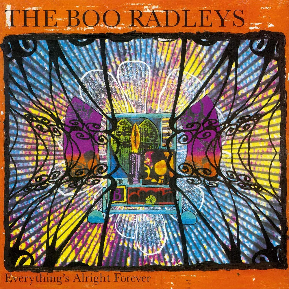 the album cover for Boo Radleys - Everything's Alright Forever [Limited Transparent Orange ColoredVinyl]