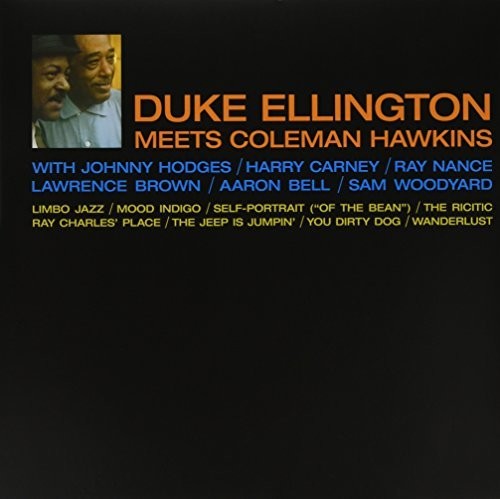 the album cover for Duke Ellington & Coleman Hawkins - Duke Ellington Meets Coleman Hawkins