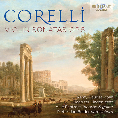 the album cover for Rémy Baudet - Violin Sonatas 5