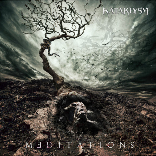 the album cover for Kataklysm - Meditations [Clear w/ Black Splatter LP]