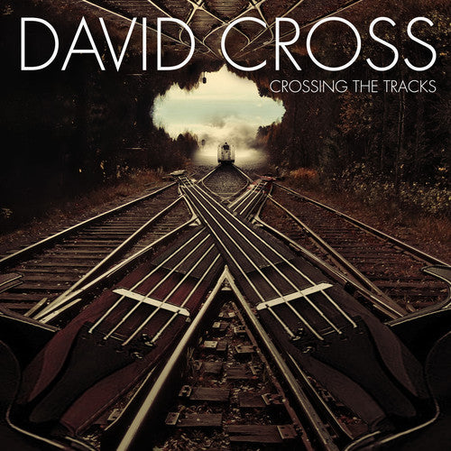 the album cover for David Cross - Crossing The Tracks