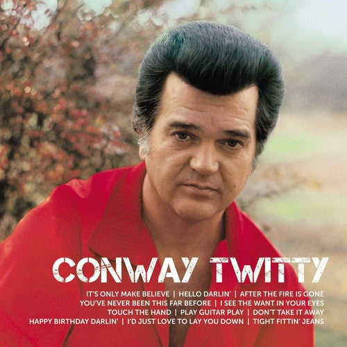 the album cover for Conway Twitty - Icon [LP]