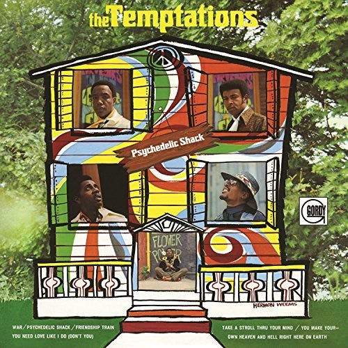 the album cover for The Temptations - Psychedelic Shack