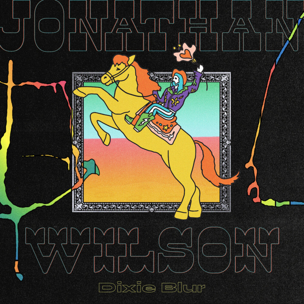 the album cover for Jonathan Wilson - Dixie Blur
