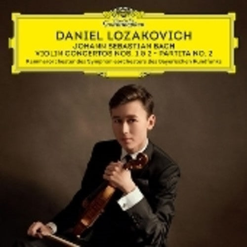 the album cover for J Bach S / Lozakovich - Violin Concerrtos Nos 1 & 2 / Partita No 2