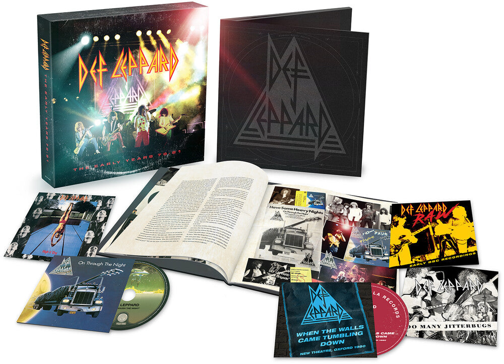 the album cover for Def Leppard - The Early Years 79-81 [5 CD]