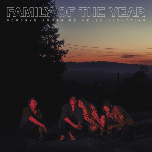 the album cover for Family of the Year - Goodbye Sunshine Hello Nighttime