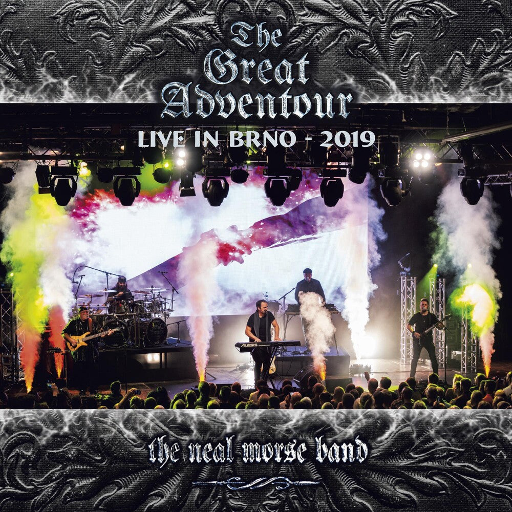 the album cover for Neal Morse - The Great Adventour 2019 - Live in BRNO [Limited Edition 2CD+Blu-ray]