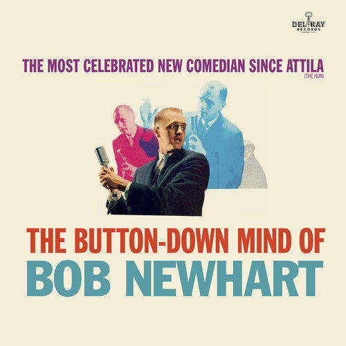 the album cover for Bob Newhart - Button-down Mind Of Bob Newhart