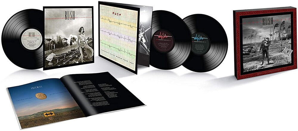 the album cover for Rush - Permanent Waves: 40th Anniversary [Limited Edition 3LP]