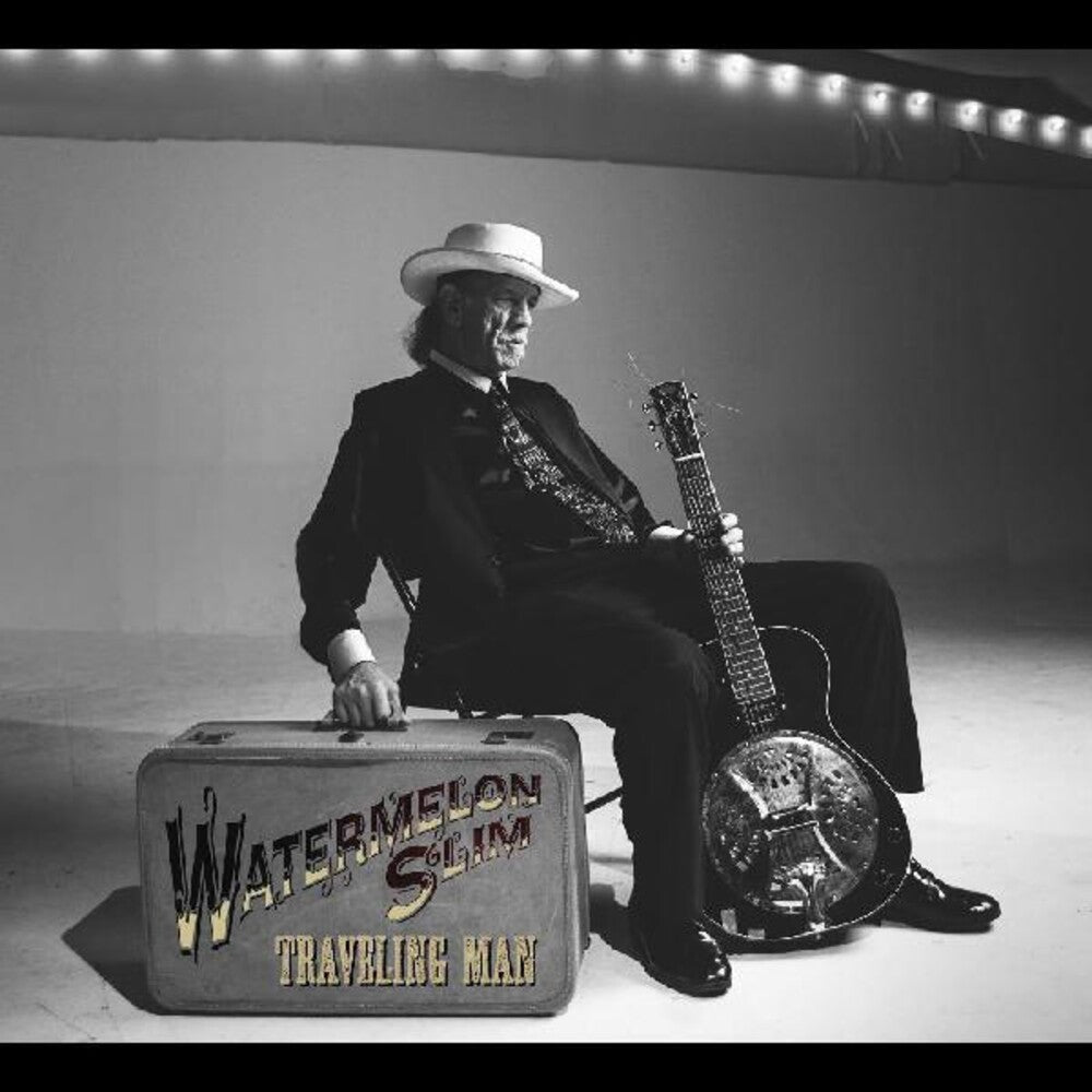 the album cover for Watermelon Slim - Traveling Man [Download Included]