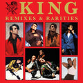 the album cover for King - Remixes & Rarities