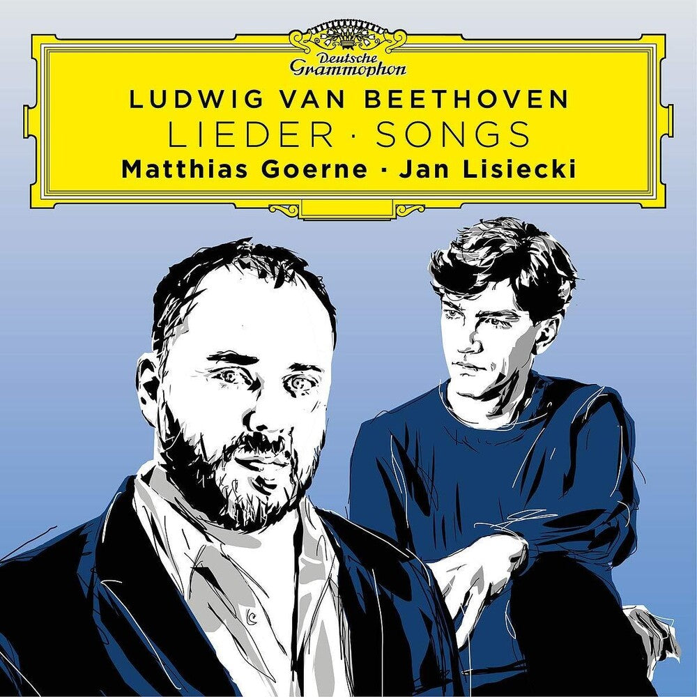 the album cover for Jan Lisiecki - Beethoven Songs