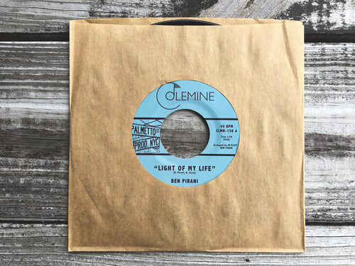 the album cover for Ben Pirani - Light Of My Life / Dreamin's For Free