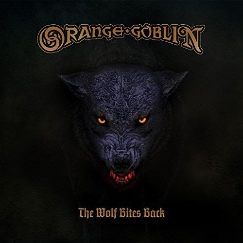 the album cover for Orange Goblin - The Wolf Bites Back [Translucent Blue LP]