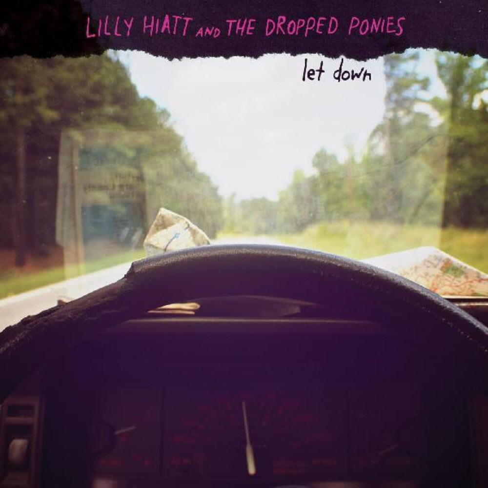 the album cover for Lilly Hiatt - Let Down [Limited Edition Neon Pink LP]