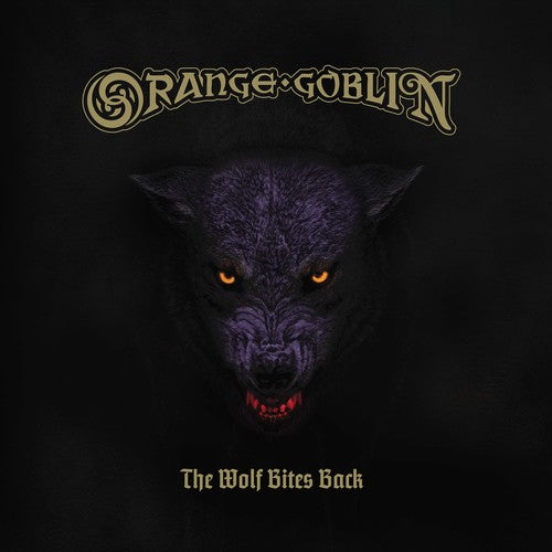 the album cover for Orange Goblin - The Wolf Bites Back