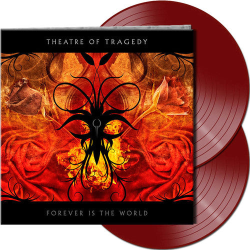 the album cover for atre Of Tragedy - Forever Is The World [Colored Vinyl] (Gate) [Limited Edition] (Red)