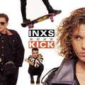 the album cover for INXS - Kick: 30th Anniversary Edition [RSC 2018 Exclusive Red LP]