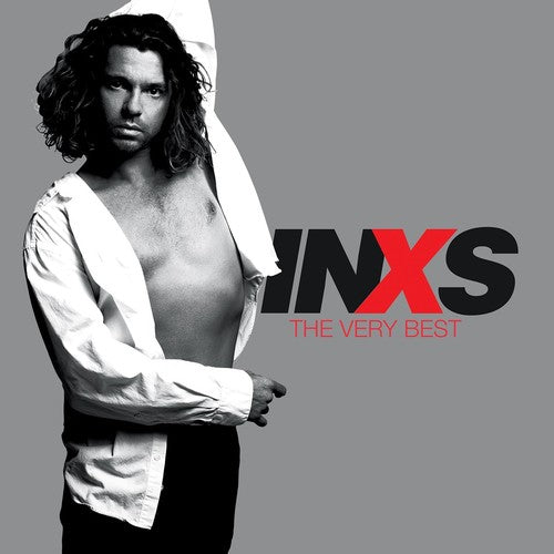 the album cover for INXS - The Very Best Of [RSC 2018 Exclusive Silver LP]