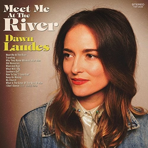 the album cover for Dawn Landes - Meet Me At The River [Sage Green LP]