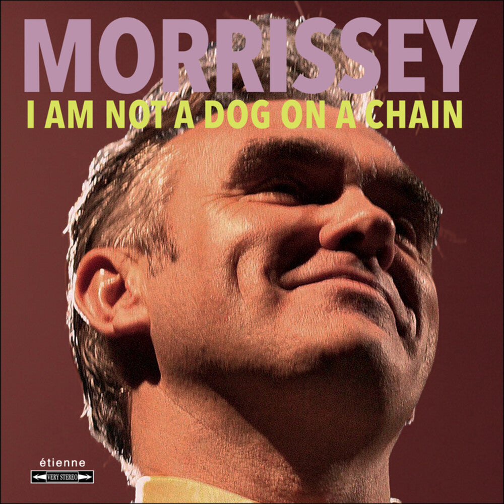 the album cover for Morrissey - I Am Not A Dog On A Chain [Indie Exclusive Limited Edition Clear LP]