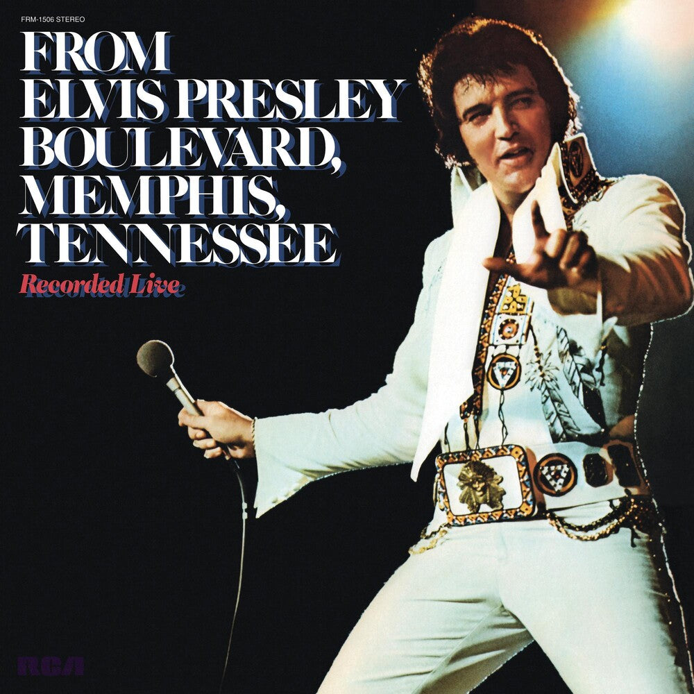 the album cover for Elvis Presley - From Elvis Presley Boulevard Memphis Tennesee