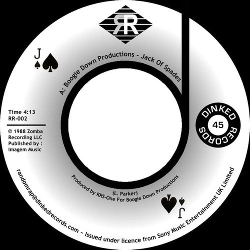 the album cover for Boogie Down Productions - Jack Of Spades / Instrumental