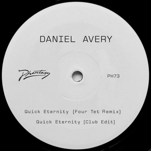 the album cover for Daniel Avery - Quick Eternity (Four Tet Remix) [12in Single]