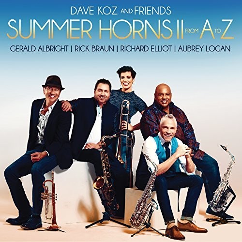 the album cover for Dave Koz - Summer Horns II: From A To Z