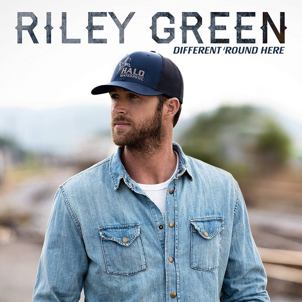 the album cover for Riley Green - Different Round Here
