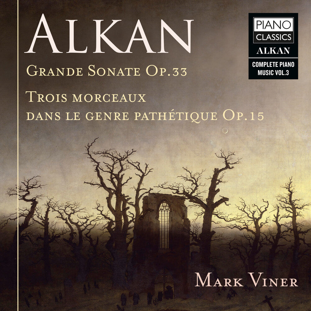 the album cover for Alkan / Viner - Grande Sonate 33
