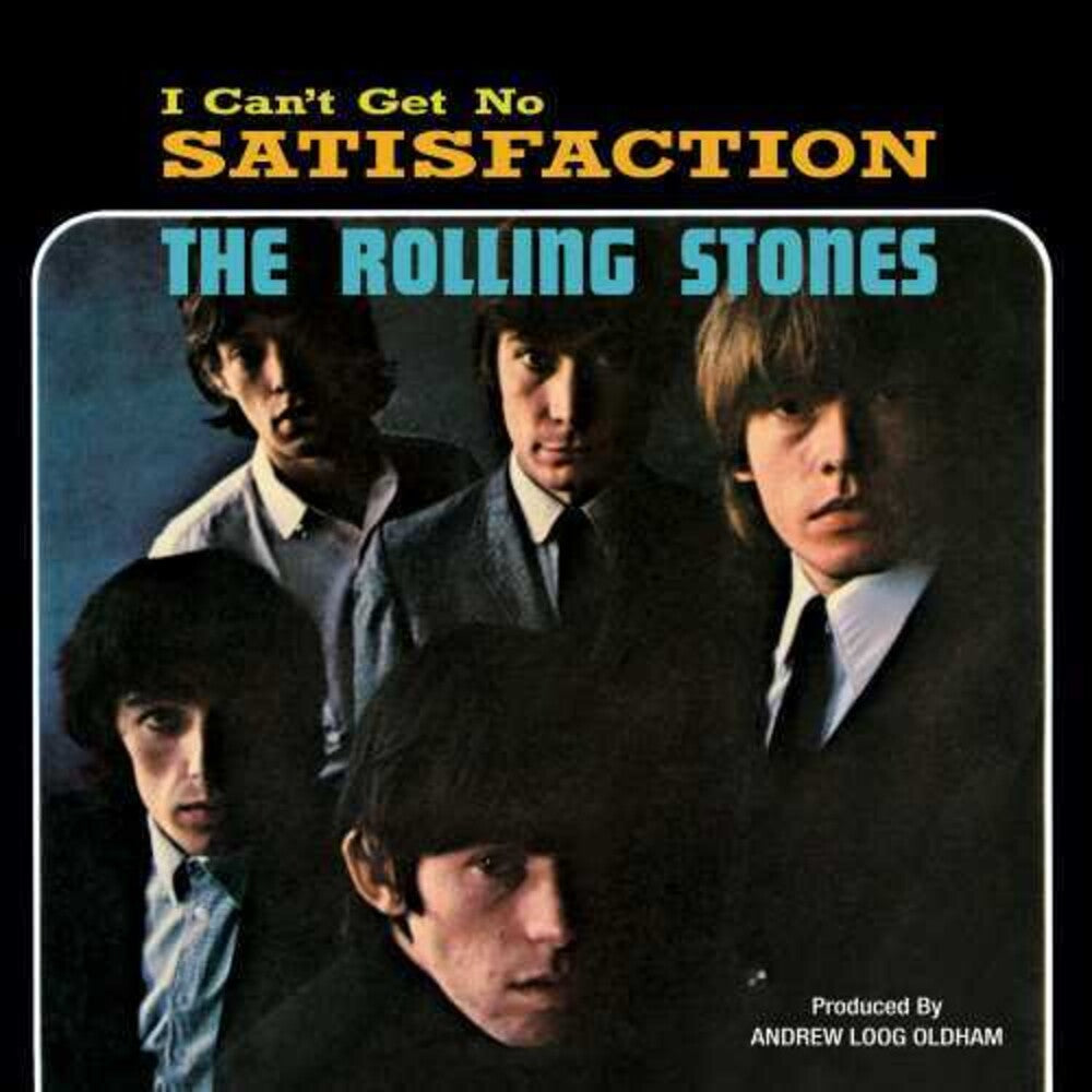 the album cover for The Rolling Stones - I Can't Get No Satisfaction: 55th Anniversary Edition [Limited Edition Emerald 12in Single]