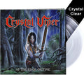 the album cover for Crystal Viper - At The Edge Of Time (10in) [Clear Vinyl]