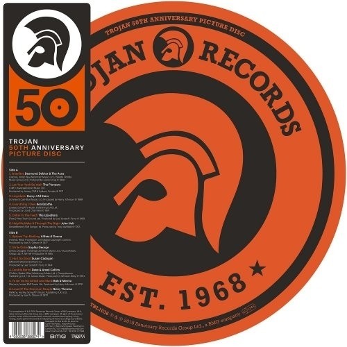 the album cover for Trojan 50th Anniversary / Various Pict Aniv - Trojan 50th Anniversary