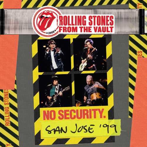 the album cover for The Rolling Stones - From The Vault: No Security. San Jose '99 [Limited Edition 3LP]