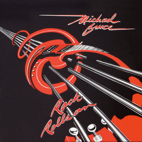 the album cover for Michael Bruce - Rock Rolls On