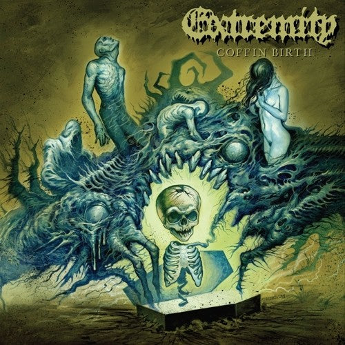 the album cover for Extremity - Coffin Birth