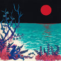 the album cover for glass beach - the first glass beach album [Neon Red LP]