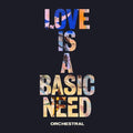 the album cover for Embrace - Love Is A Basic Need (Orchestral)