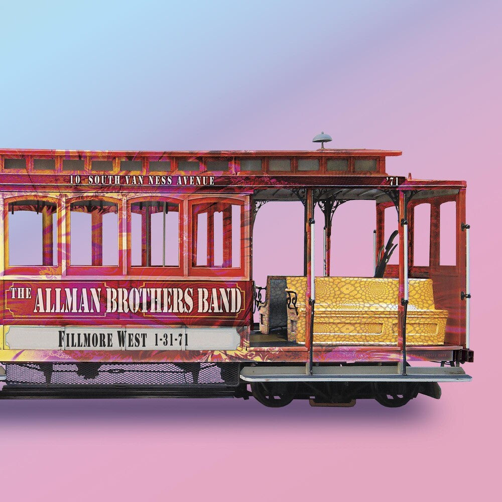 the album cover for The Allman Brothers Band - Fillmore West 1-31-71 [RSD Drops Sep 2020]