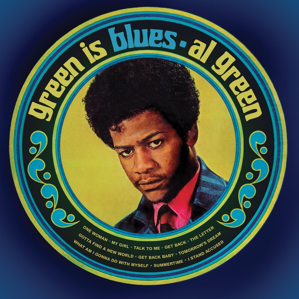 the album cover for Al Green - Green Is Blues [RSD Drops Aug 2020]