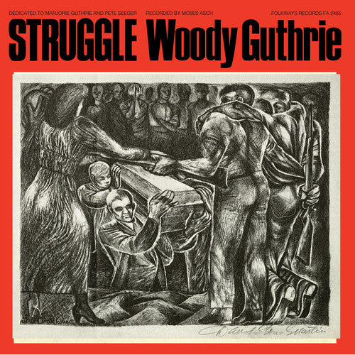 the album cover for Woody Guthrie - Struggle [LP]