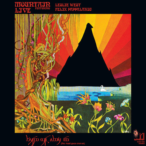 the album cover for Mountain - Live - The Road Goes Ever On
