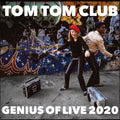 the album cover for Tom Tom Club - Genius Of Live 2020 [RSD Drops Aug 2020]
