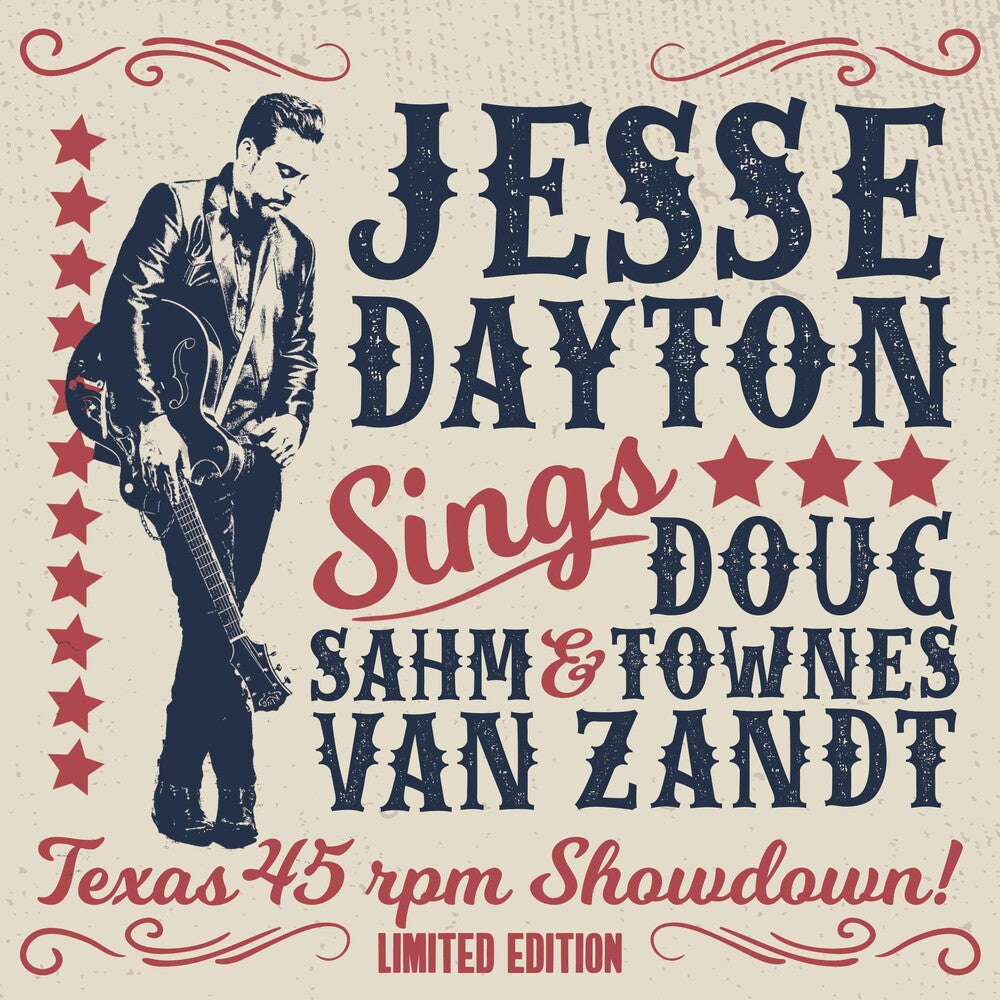 the album cover for Jesse Dayton - Texas 45 Rpm Showdown [RSD Drops Sep 2020]