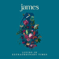 the album cover for James - Living In Extraordinary Times