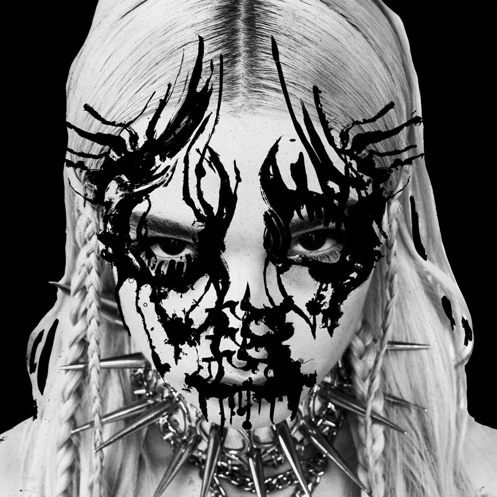 the album cover for Poppy - I Disagree [Indie Exclusive Limited Edtion White with Silver Merge LP]