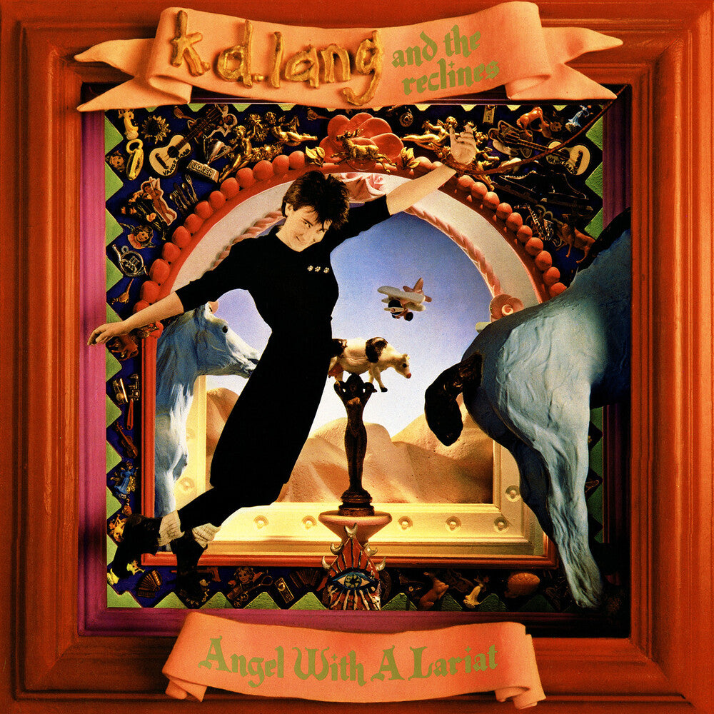 the album cover for K.D. Lang & The Reclines - Angel With A Lariat [RSD Drops Aug 2020]